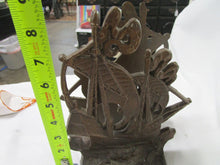 Load image into Gallery viewer, Vintage Bronze Clipper Sailing Ship Door Stop Bookend Pair