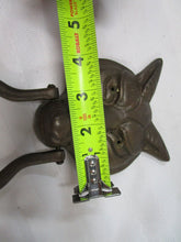 Load image into Gallery viewer, Vintage Brass Wolf Fox Head Mask Door Knocker