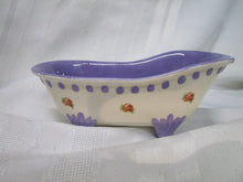 Load image into Gallery viewer, *Small Purple Ceramic Tub Planter, Good Sell