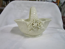 Load image into Gallery viewer, White Capodimonte Rose Basket