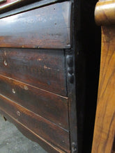 Load image into Gallery viewer, Antique European Five Drawer Scallop Bottom Dresser