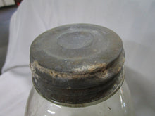 Load image into Gallery viewer, Circa 1923-1933 Ball Perfect Mason Clear Glass 2 Quart Jar with Zinc Lid