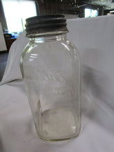 Load image into Gallery viewer, Circa 1923-1933 Ball Perfect Mason Clear Glass 2 Quart Jar with Zinc Lid