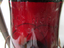 Load image into Gallery viewer, Vintage Dietz No. 2 Blizzard Red Globe Oil Railroad Lantern
