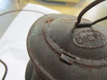 Load image into Gallery viewer, Vintage Dietz No. 2 Blizzard Red Globe Oil Railroad Lantern