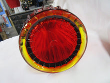 Load image into Gallery viewer, Vintage LE Smith Amberina Glass Large Ribbed Swung Vase