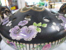 Load image into Gallery viewer, Vintage Pillar Double Handle Urn Ceramic Floral Flower Frog Vase