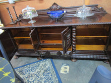 Load image into Gallery viewer, Antique Brazilian Wood Barley Twist Server Sideboard