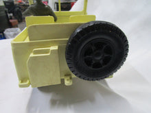 Load image into Gallery viewer, 1950's Louis Marx & Co. Cream Plastic WWII Army Jeep with Driver