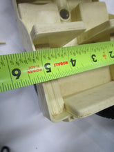 Load image into Gallery viewer, 1950's Louis Marx & Co. Cream Plastic WWII Army Jeep with Driver