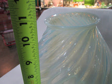 Load image into Gallery viewer, Vintage French Opalescent Swirl Large Glass Lampshade