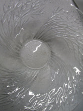 Load image into Gallery viewer, Vintage Finland Mantsalan Lasisepat Clear Glass Tree Motif Large Decor Bowl