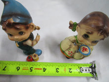 Load image into Gallery viewer, 1960's Wee Folks by Josef Originals Japan Pixie Elves Young Boy and Girl Pair