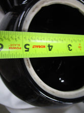 Load image into Gallery viewer, Vintage Hall USA Gloss Black Ceramic Restaurant Serving Teapot with Metal Spigot