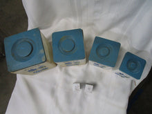 Load image into Gallery viewer, Retro Kitchen Wood Nesting Canister Set with Lids and Salt/Pepper Shaker Set