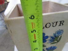 Load image into Gallery viewer, Retro Kitchen Wood Nesting Canister Set with Lids and Salt/Pepper Shaker Set