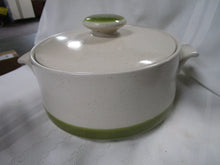 Load image into Gallery viewer, Vintage Japan Stoneware Speckled Baking Dish with Lid