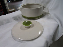 Load image into Gallery viewer, Vintage Japan Stoneware Speckled Baking Dish with Lid