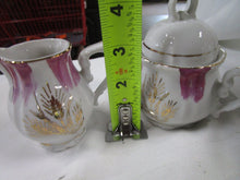 Load image into Gallery viewer, Vintage Wheat Pattern with Pink Accents Tea Service Set