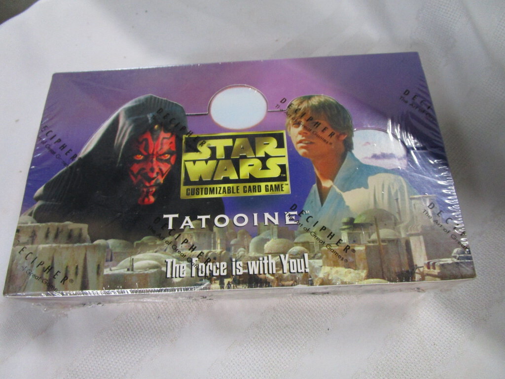 2001 Star Wars CCG Tatooine Limited Edition Factory Sealed Collector Card Box
