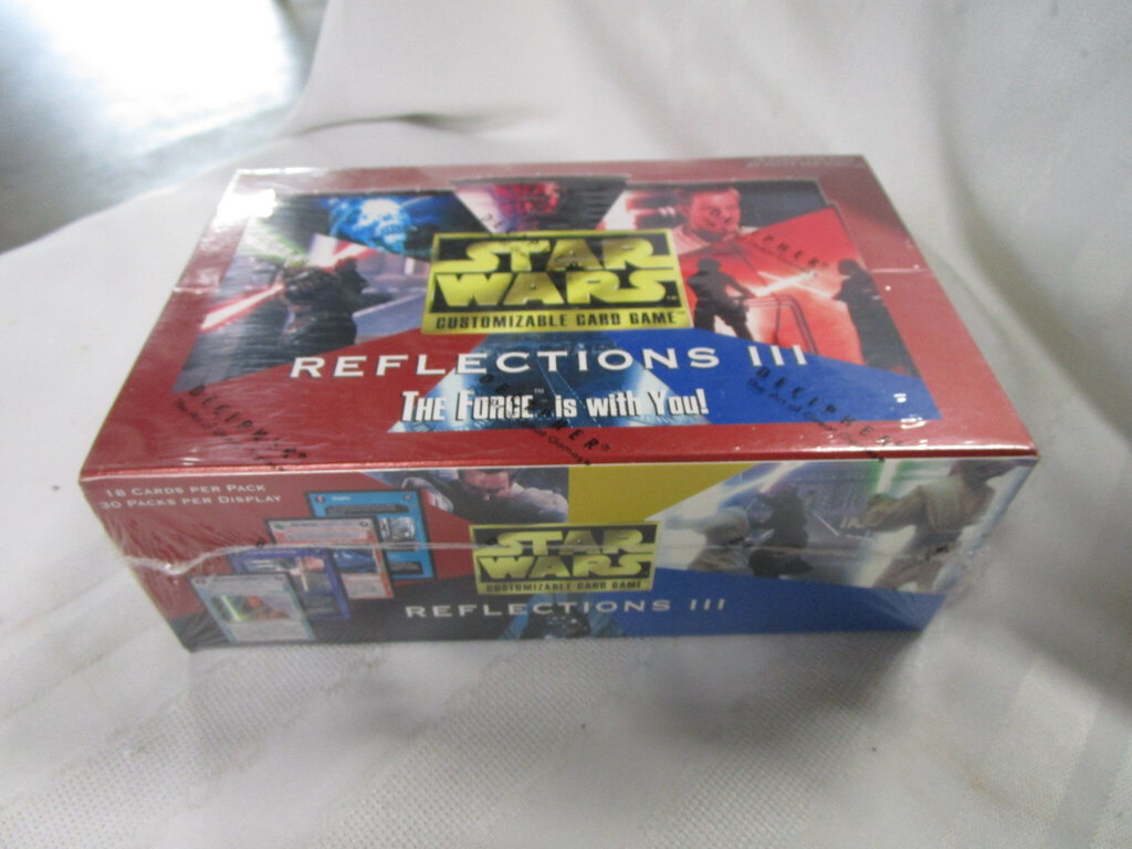 2001 Star Wars Reflections III CCG Collector Booster Box Factory Sealed