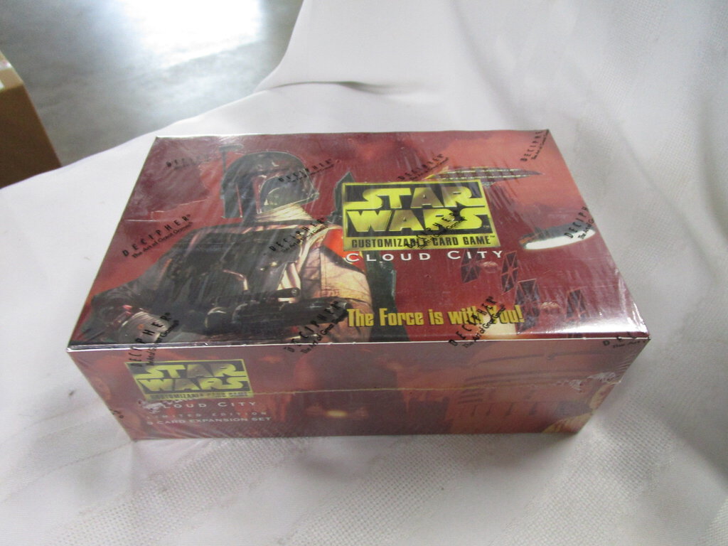 1997 Star Wars Cloud City Expansion Display CCG Limited Edition Factory Sealed Card Box