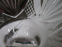 Load image into Gallery viewer, Vintage Imperial Glass Kayak Pattern Clear Glass Pedestal Cake Stand