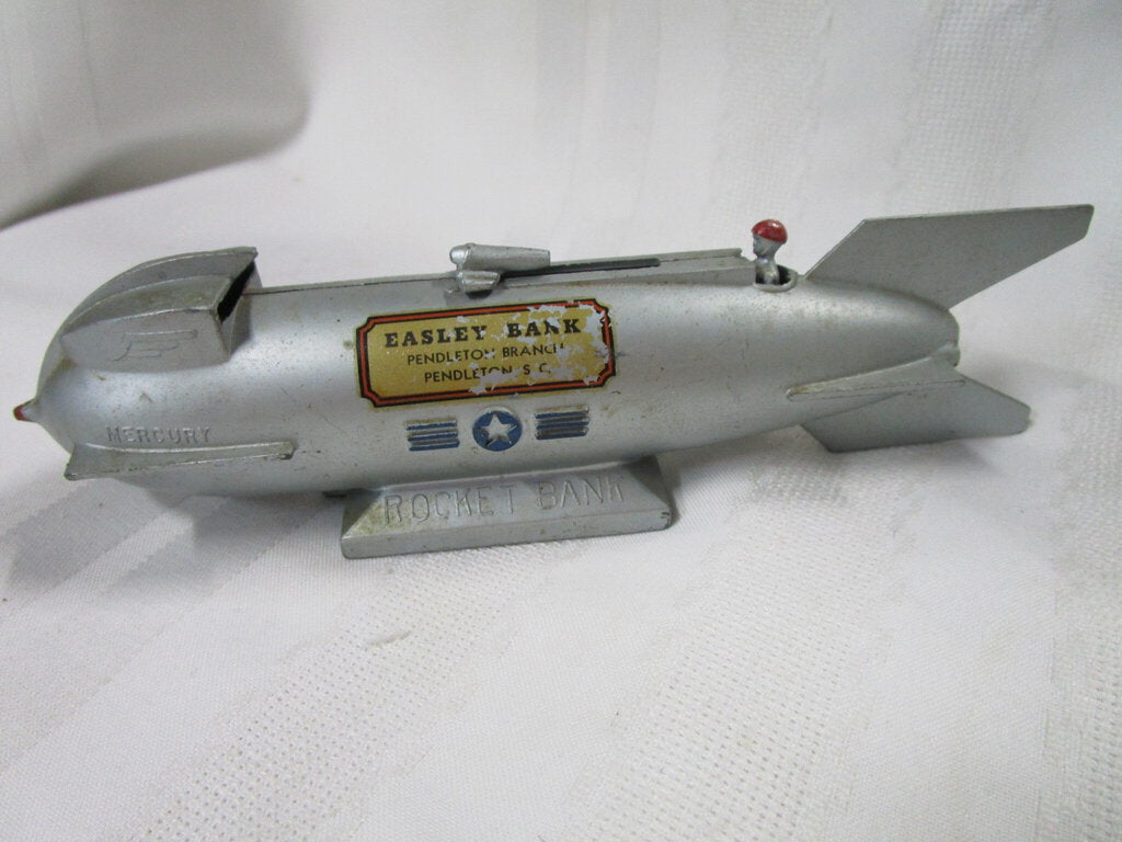 Rocket ship hot sale mechanical bank