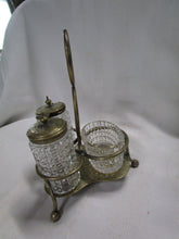 Load image into Gallery viewer, Vintage GB&S Silverplate and Glass Table Condiment Set