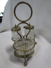 Load image into Gallery viewer, Vintage GB&S Silverplate and Glass Table Condiment Set