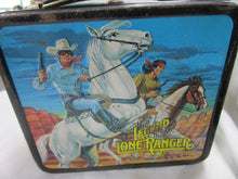 Load image into Gallery viewer, 1980 Aladdin The Legend of the Lone Ranger Metal Kid's Lunchbox No Thermos