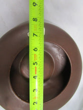 Load image into Gallery viewer, Vintage Haeger Flower-Ware Chocolate Brown Ceramic Lily Bowl Planter
