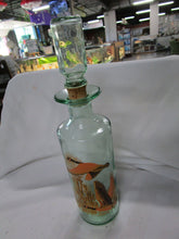 Load image into Gallery viewer, Vintage Old Fitzerald Flying Geese Clear Glass Empty Decanter with Stopper