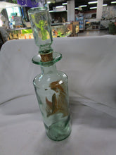 Load image into Gallery viewer, Vintage Old Fitzerald Flying Geese Clear Glass Empty Decanter with Stopper