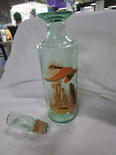 Load image into Gallery viewer, Vintage Old Fitzerald Flying Geese Clear Glass Empty Decanter with Stopper