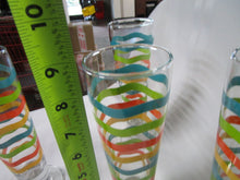 Load image into Gallery viewer, Vintage Fiesta Banded Stockholm Style Pilsner Tall Glasses Set of 4