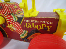 Load image into Gallery viewer, 1960s's Fisher Price Jalopy Pull Toy Clown Car