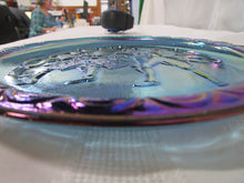 Load image into Gallery viewer, Vintage Blue Carnival Glass Spirit of 76 Bicentennial Collector Glass Plate