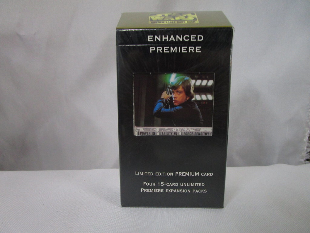 1998 Star Wars Enhanced Premiere CCG Box (Sealed), Luke with Lightsaber