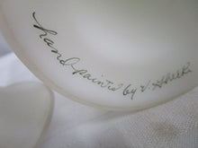 Load image into Gallery viewer, Fenton Artist Signed Cherry White Satin Pedestal Candy Dish