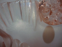 Load image into Gallery viewer, Fenton Pink Opalescent Leaf Pattern Glass Basket