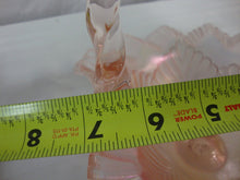 Load image into Gallery viewer, Fenton Pink Opalescent Leaf Pattern Glass Basket