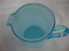Load image into Gallery viewer, Vintage Fenton 4" Blue Creamer with Clear Blue Applied Handle