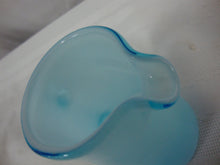 Load image into Gallery viewer, Vintage Fenton 4" Blue Creamer with Clear Blue Applied Handle