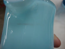 Load image into Gallery viewer, Vintage Fenton 4" Blue Creamer with Clear Blue Applied Handle