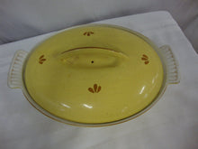 Load image into Gallery viewer, Vintage DRU Holland Cast Iron & Enamel Tulip Covered Baking Dish
