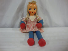 Load image into Gallery viewer, Vintage Composition Head Cloth Body with Sawdust Wood Shaving Filling