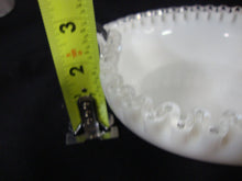 Load image into Gallery viewer, Vintage Fenton Silver Crest Art Glass Ruffled Edge Heart Bowl