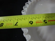 Load image into Gallery viewer, Vintage Fenton Silver Crest Art Glass Ruffled Edge Heart Bowl