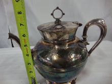 Load image into Gallery viewer, Antique Webster & Bro. Quad Silverplate Floral Etched TeapotFloral Etched Teapot